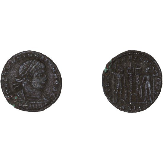 Moneda Imperio Romano Centenional Constantino II 334-335 d.C. Moneda Imperio Romano Centenional Constantino II 334-335 d.C.