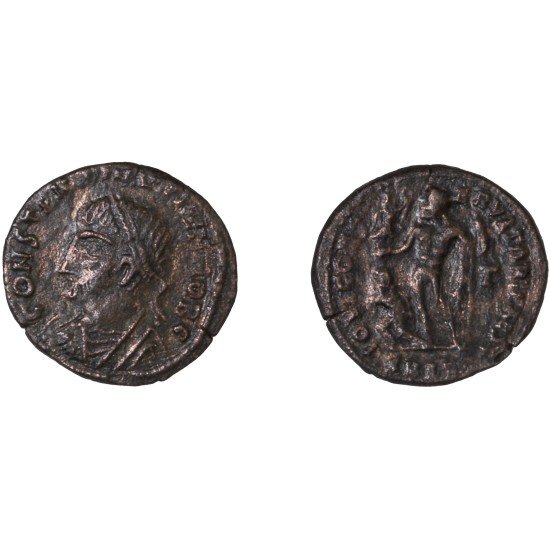 Moneda Imperio Romano Follis Constantino II 317-318 d.C. Moneda Imperio Romano Follis Constantino II 317-318 d.C.