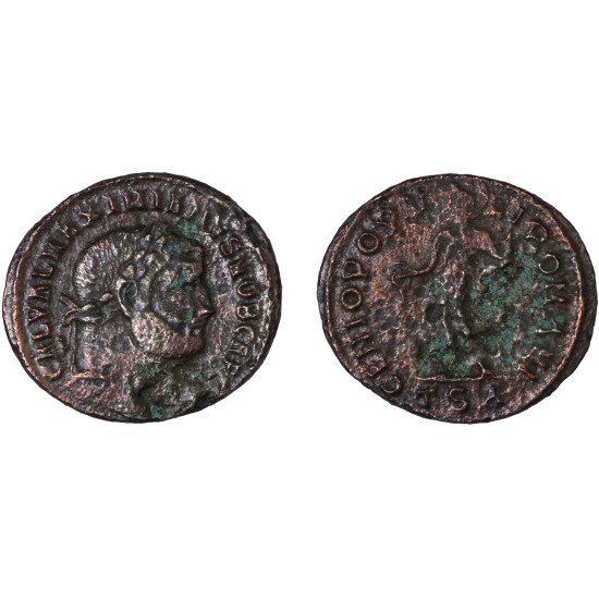 Moneda Imperio Romano Follis Galerio 298-301 d.C. Moneda Imperio Romano Follis Galerio 298-301 d.C.