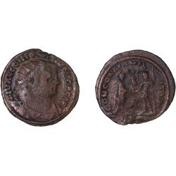 Moneda Imperio Romano Radiado post reforma Constancio I 296-297 d.C. Moneda Imperio Romano Radiado post reforma Constancio I 296-297 d.C.
