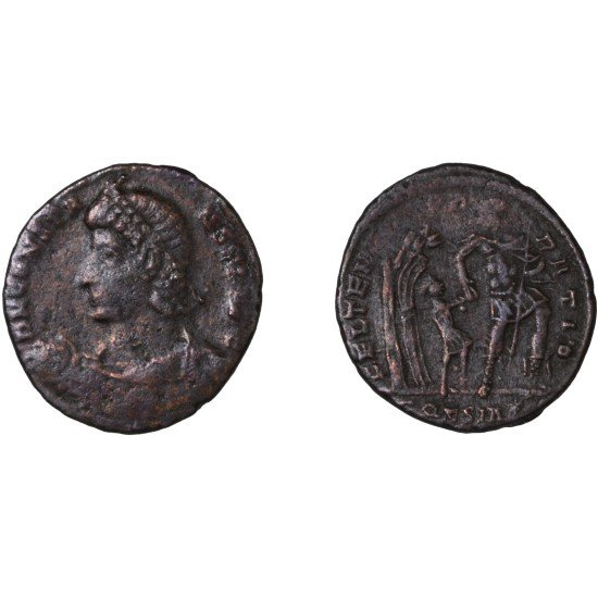 Moneda Imperio Romano ½ maiorina Constante 348-350 d.C. Moneda Imperio Romano ½ maiorina Constante 348-350 d.C.