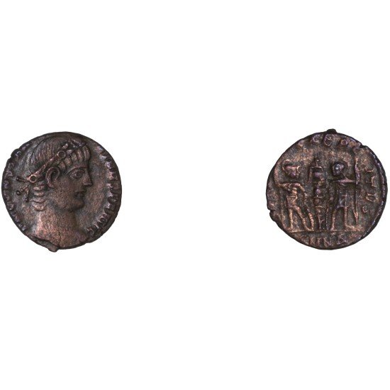 Moneda Imperio Romano Centenional Constantino II 337-340 d.C.