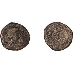 Moneda Imperio Romano Semis Augusto 27 a.C. – 14 d.C. Moneda Imperio Romano Semis Augusto 27 a.C. – 14 d.C.