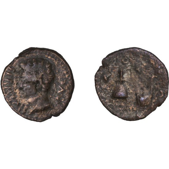 Moneda Imperio Romano Semis Augusto 27 a.C. – 14 d.C. Moneda Imperio Romano Semis Augusto 27 a.C. – 14 d.C.
