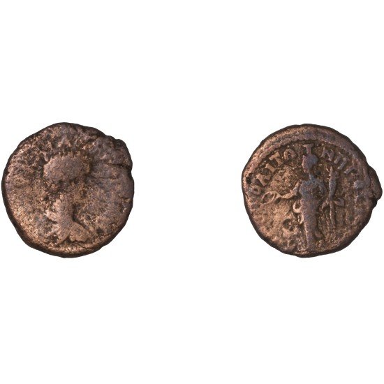Moneda Imperio Romano Assarion Caracalla 196-198 d.C.
