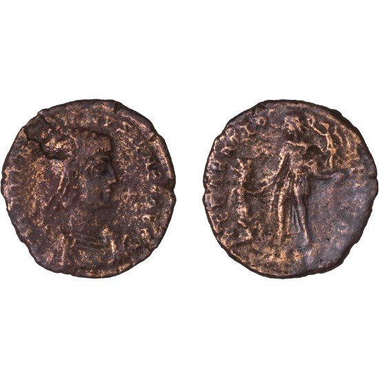 Moneda Imperio Romano Maiorina Valentiniano II 379-383 d.C.