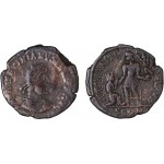 Moneda Imperio Romano Maiorina Valentiniano II 379-383 d.C.