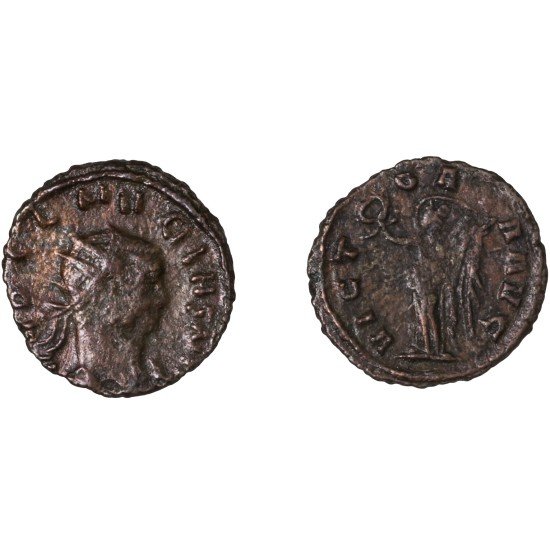 Moneda Imperio Romano Antoniniano Claudio II después de 268 d.C. Moneda Imperio Romano Antoniniano Claudio II después de 268 d.C.