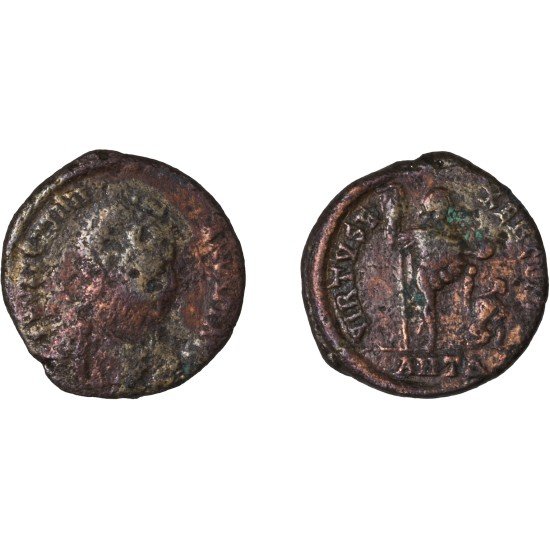 Moneda Imperio Romano Maiorina Valentiniano II 387-392 d.C. Moneda Imperio Romano Maiorina Valentiniano II 387-392 d.C.