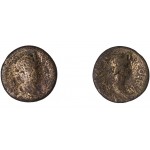 Moneda Imperio Romano Hemiassarion Siglos I-II d.C.