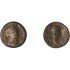 Moneda Imperio Romano Hemiassarion Siglos I-II d.C.