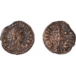 Moneda Imperio Romano Maiorina Teodosio I 387-392 d.C.