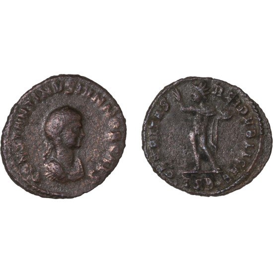 Moneda Imperio Romano Follis Constantino II 317-318 d.C. Moneda Imperio Romano Follis Constantino II 317-318 d.C.