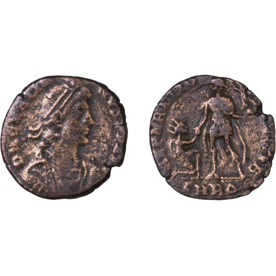 Moneda Imperio Romano Maiorina Graciano 379-383 d.C. Moneda Imperio Romano Maiorina Graciano 379-383 d.C.