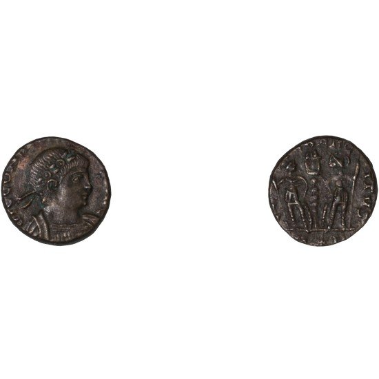 Moneda Imperio Romano Centenional Constantino II 337-340 d.C.