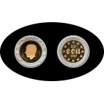 Bélgica 10 ecus 1990 Balduino Bimetálica oro plata