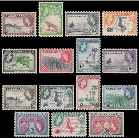 Nyasaland Nyasalandia 106/20 1953 Elisabeth II MH