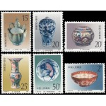 China 3087/92 1991 Porcelanas chinas Maestros de todas las épocas MNH