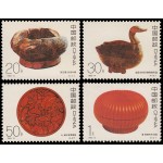 China 3188/91 1993 Objetos lacados de la antigua China MNH China 3188/91 1993 Objetos lacados de la antigua China MNH