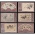 China 3192/97 1993 Selección de obras de Zheng Banqiao MNH