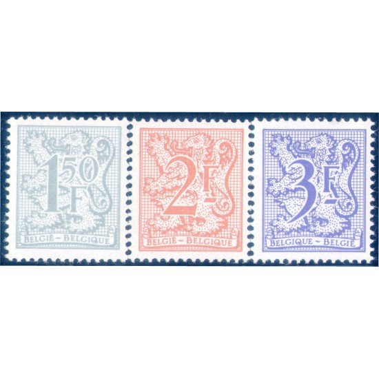 Bélgica 1897/99 1978 Serie León heráldico MNH Bélgica 1897/99 1978 Serie León heráldico MNH