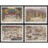 China 3305/08 1995 1500 aniv. del Templo de Shaolin MNH