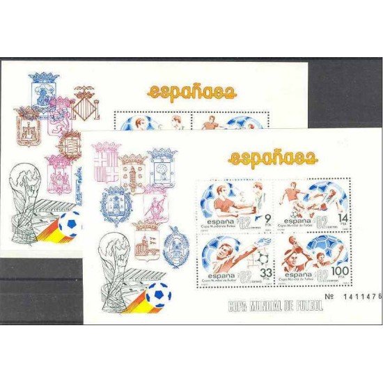 España Spain 2664/65 1982 Copa Mundial de Fútbol MNH España Spain 2664/65 1982 Copa Mundial de Fútbol MNH