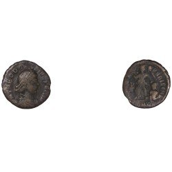 Moneda Imperio Romano Nummus Teodosio I 388-395 d.C. Moneda Imperio Romano Nummus Teodosio I 388-395 d.C.