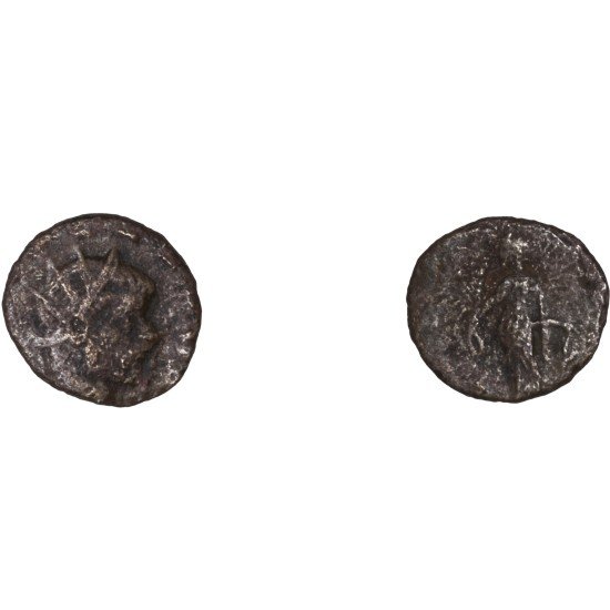 Moneda Imperio Romano Antoniniano Divo Claudio II después de 270 d.C. Moneda Imperio Romano Antoniniano Divo Claudio II después de 270 d.C.