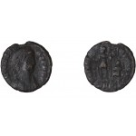 Moneda Imperio Romano ¼ de maiorina Constante 348-349 d.C. Moneda Imperio Romano ¼ de maiorina Constante 348-349 d.C.