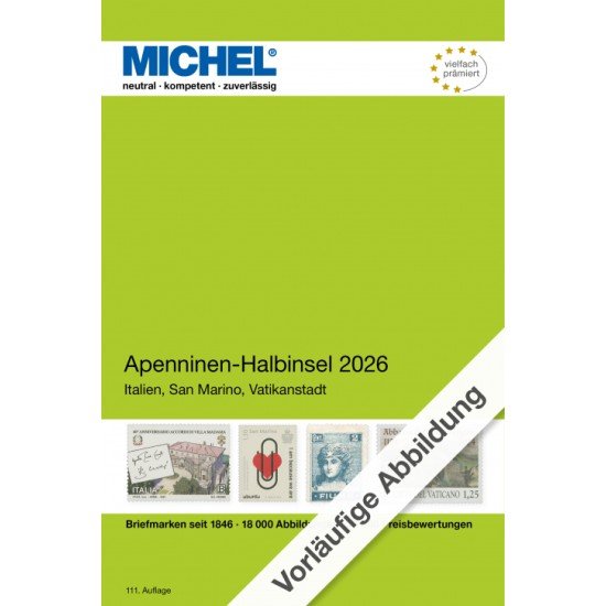 MICHEL Catálogo de la Península Apenina 2026 (E5) MICHEL Catálogo de la Península Apenina 2026 (E5)