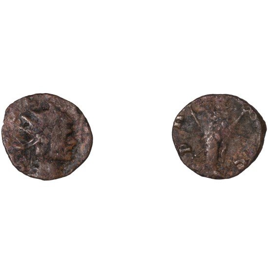 Moneda Imperio Romano Antoniniano Divo Claudio II después de 270 d.C. Moneda Imperio Romano Antoniniano Divo Claudio II después de 270 d.C.