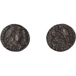 Moneda Imperio Romano Maiorina Constancio II 356-358 d.C. Moneda Imperio Romano Maiorina Constancio II 356-358 d.C.