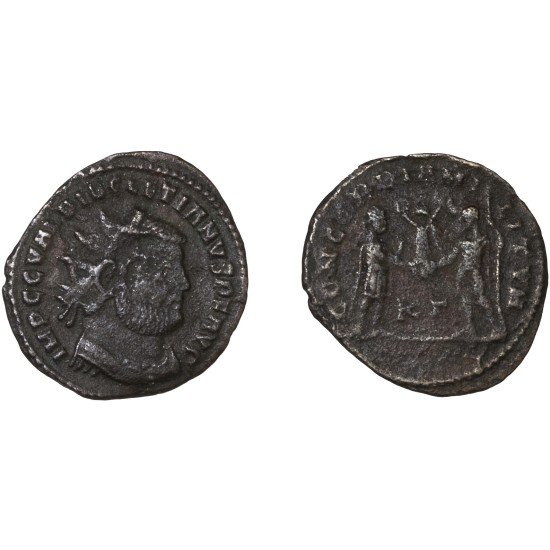 Moneda Imperio Romano Radiado Diocleciano 295-299 d.C. Moneda Imperio Romano Radiado Diocleciano 295-299 d.C.