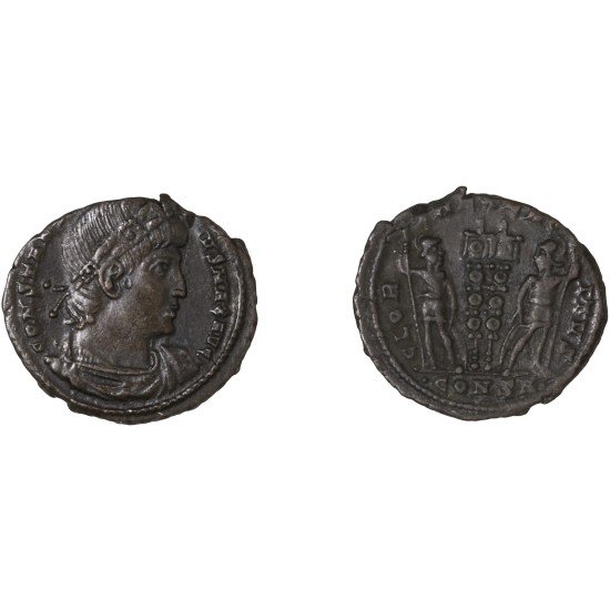 Moneda Imperio Romano Centenional Constantino I 333-335 d.C.