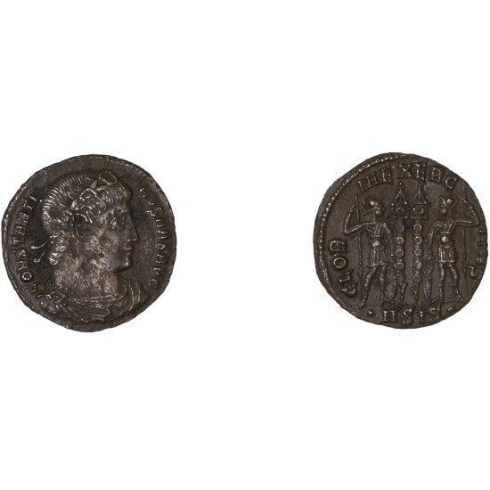 Moneda Imperio Romano Centenional Constantino I 334-335 d.C. Moneda Imperio Romano Centenional Constantino I 334-335 d.C.