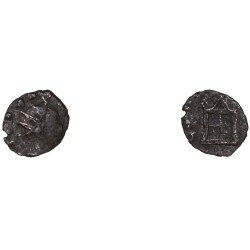 Moneda Imperio Romano Antoniniano Divo Claudio II después de 270 d.C. Moneda Imperio Romano Antoniniano Divo Claudio II después de 270 d.C.