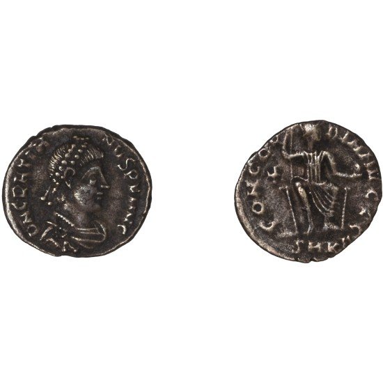 Moneda Imperio Romano Centenional Graciano 379-383 d.C. Moneda Imperio Romano Centenional Graciano 379-383 d.C.