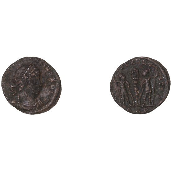 Moneda Imperio Romano Centenional Constancio II 336-337 d.C.