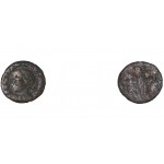 Moneda Imperio Romano Centenional Constantino II después de 336 d.C.