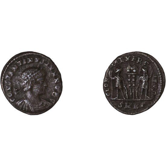 Moneda Imperio Romano Centenional Constantino II 330-335 d.C.
