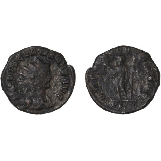 Moneda Imperio Romano Antoniniano Diocleciano 285-286 d.C. Moneda Imperio Romano Antoniniano Diocleciano 285-286 d.C.