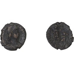 Moneda Imperio Romano ¼ de maiorina Constante 348-349 d.C. Moneda Imperio Romano ¼ de maiorina Constante 348-349 d.C.