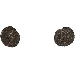 Moneda Imperio Romano Nummus Teodosio I 388-395 d.C.