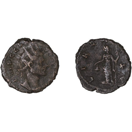 Moneda Imperio Romano Antoniniano Claudio II 269-270 d.C. Moneda Imperio Romano Antoniniano Claudio II 269-270 d.C.
