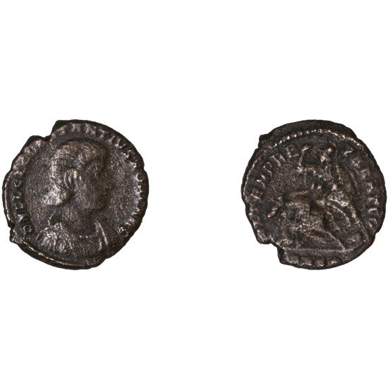 Moneda Imperio Romano Maiorina Constancio Galo 353-354 d.C. Moneda Imperio Romano Maiorina Constancio Galo 353-354 d.C.