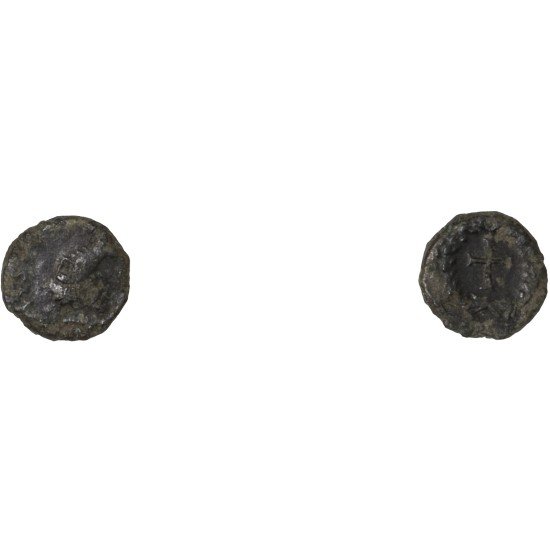 Moneda Imperio Romano Nummus Teodosio II 425-435 d.C.