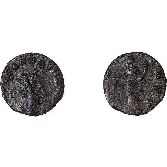 Moneda Imperio Romano Antoniniano Claudio II 268-269 d.C. Moneda Imperio Romano Antoniniano Claudio II 268-269 d.C.
