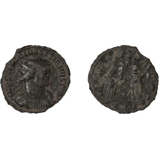 Moneda Imperio Romano Antoniniano Diocleciano 286-288 d.C. Moneda Imperio Romano Antoniniano Diocleciano 286-288 d.C.