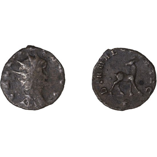 Moneda Imperio Romano Antoniniano Galieno 267-268 d.C. Moneda Imperio Romano Antoniniano Galieno 267-268 d.C.